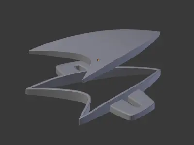 Star Trek Generations  Voyager First Contact Badge 3d print 3D print model