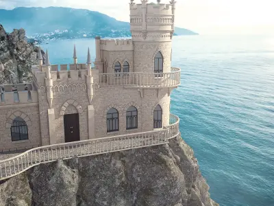 Castle swallow 3D model