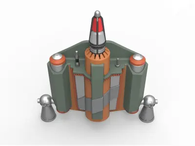 Boba Fett Jetpack from The Mandalorian TV series 3D print model