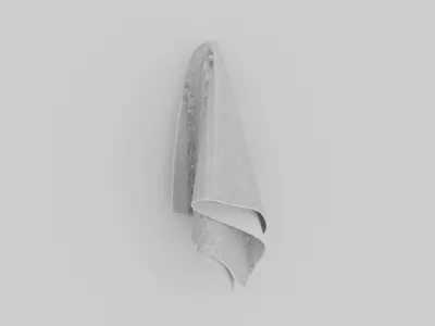 Free Realistic Towel 3D Model Free 3D model