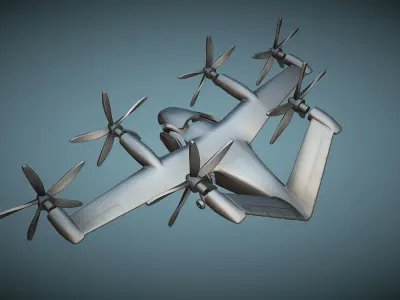 Joby Aviation S4 - 3D Printable Model 3D print model