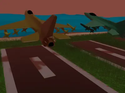 Aircraft Package Low-poly 3D model