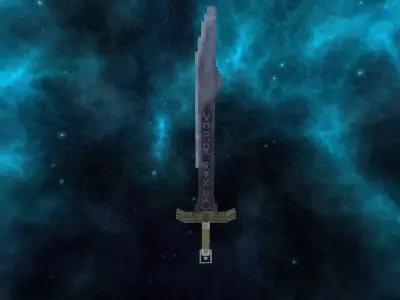 Berserkers Word Sword Low-poly 3D model