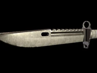 HIE Game Ready Dagger D171225 Free low-poly 3D model