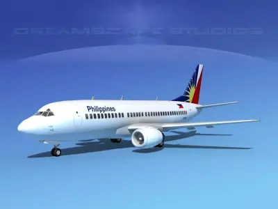 Boeing 737-300 Philippines 3D model