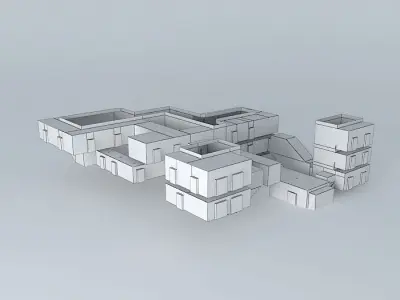 Patio map Free 3D model