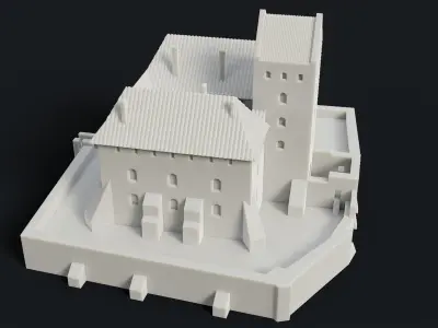 Medieval Castle of Trakai 3D print model