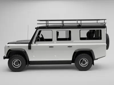 Land rover defender 110 3D model
