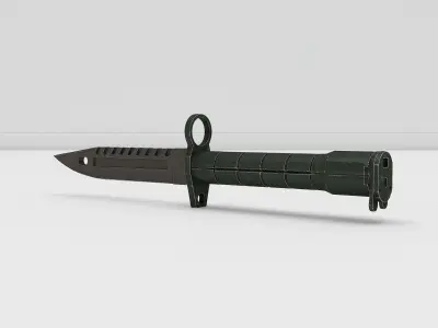 Survival Knife 3D model