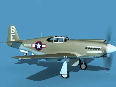 North American A-36A Apache V04 USAAF 3D model