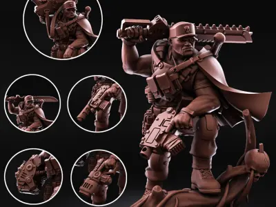 Jungle Fighters - Officer of the Imperial Force 3D print model
