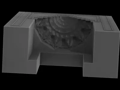 muqarnas gate 3D model