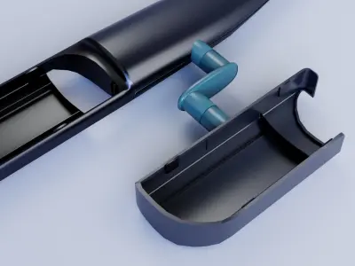 Nintendo Switch Gamepad Fishing Video Games 3D model