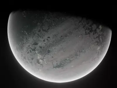 Planet Space Ready to game  Low-poly 3D model 10