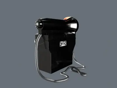 Battery lantern  FAS-4 Low-poly 3D model