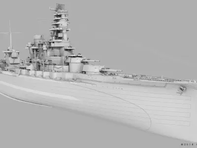 Battleship ISE 3D model