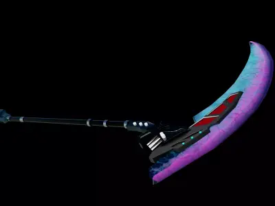 Spinal slicer weapon Low-poly 3D model