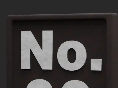 Modular Shop No 09 Free low-poly 3D model