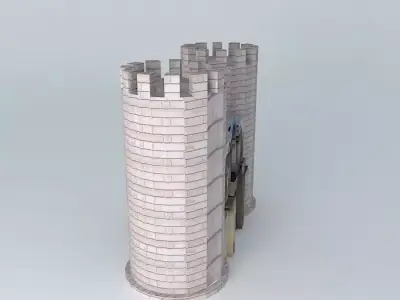 Puerta de Palmas Badajoz Free 3D model