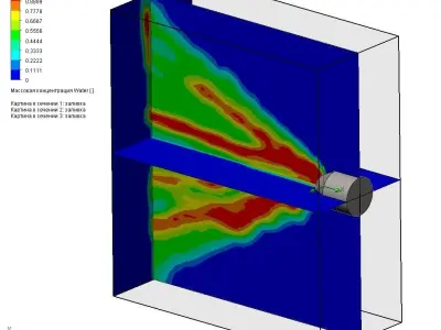 Flat jet nozzle Lechler Festo Camozzi 3D print model