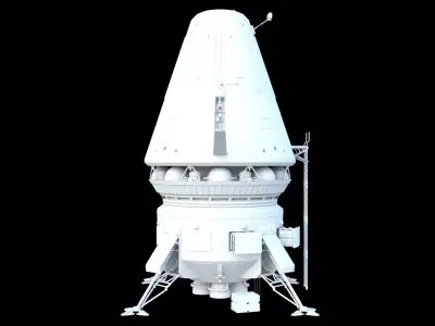 Landing module 3D model