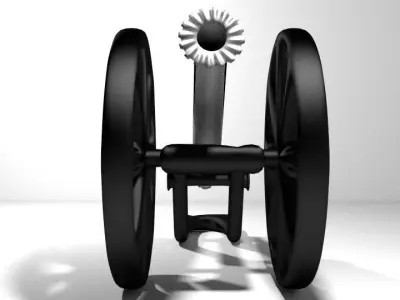 Cannon - European Parrot 3D model