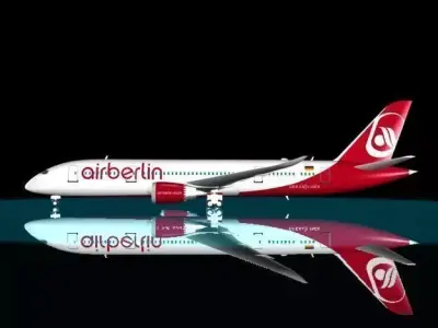 Air Berlin 787-8 Dreamliner 3D model