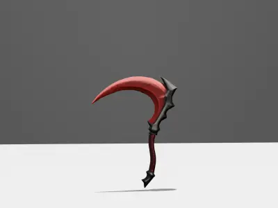 sickle 3D model