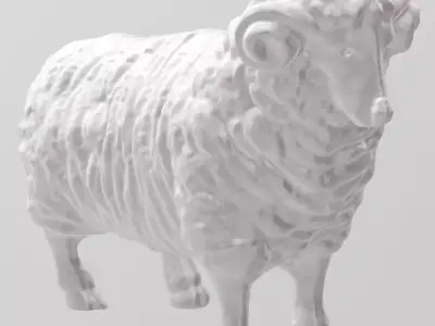 Mouton sheep 3D print model