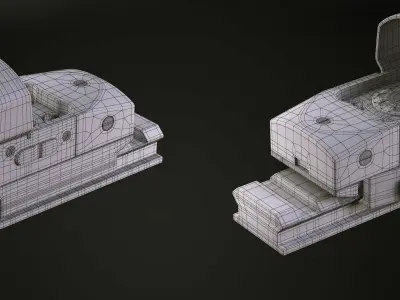 Red Dot reflex and Vortex Venom 3D model