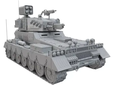 Concept vehicle 1-Clay Version 3D model