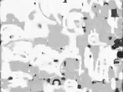 Cartoon Rhino Sweater 3D Model Cozy Winter Character Low-poly 3D model