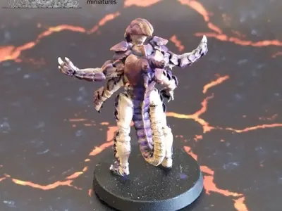 Genemorph alien creature Free 3D print model