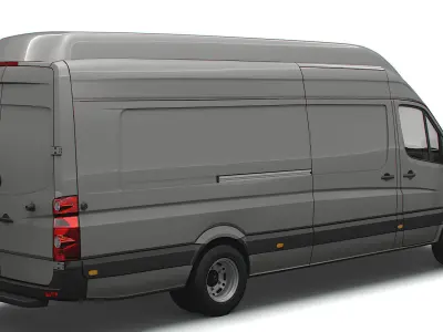 Volkswagen Crafter Van L4H3 2016 3D model