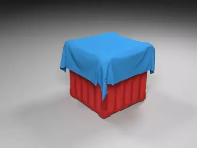 Drop for Game Low-poly 3D model