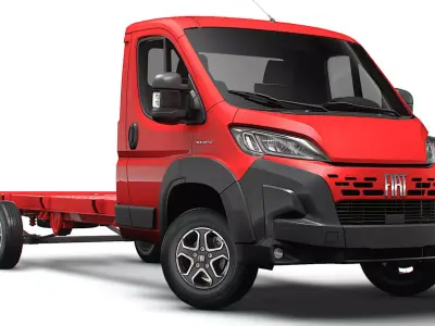 Fiat Ducato Chassis SCab 4300WB 2025 3D model