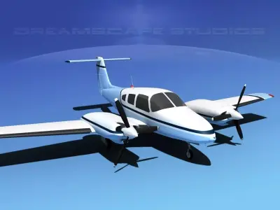 Piper Turbo Seminole V02 3D model