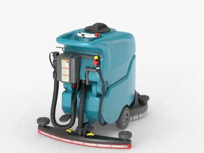 Floor Scrubber Machine 3D model