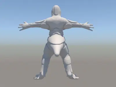 Scifi Creature Character - Fantasy 3D model