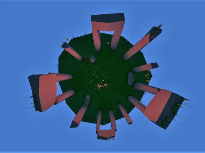 Stonhenge Ancient Monument United Kingdom Great Britian Low-poly 3D model