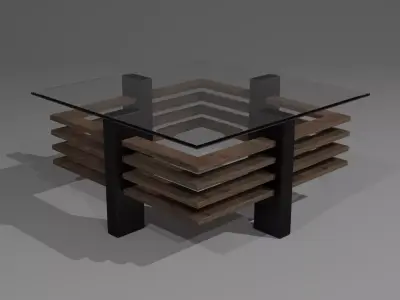 Modern Coffee Table Free 3D model get