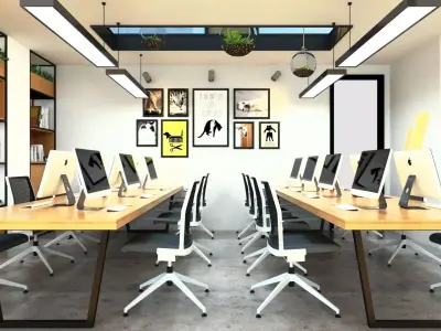 Pet Company Office 3D model