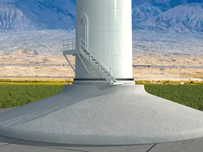 Large Wind Turbine 3D model