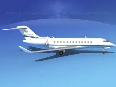 Global Express 6000 V03 3D model
