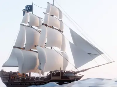 Pirate Ship 3D model