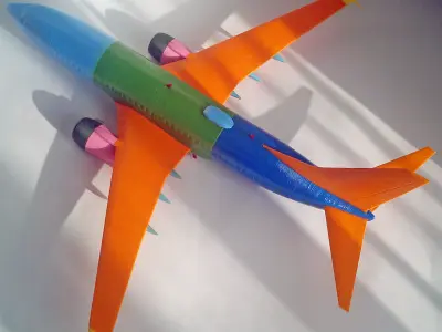 181114 Model kit Boeing 737-700 Split Scimitar Up 3D print model