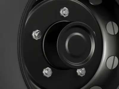 Ashok Leyland wheel2 3D model