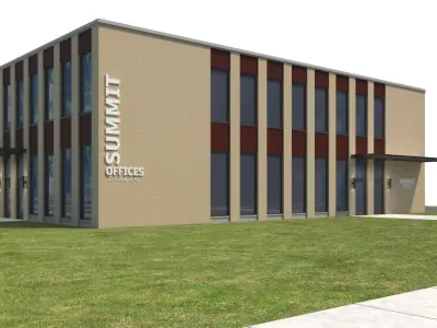 Commercial-034 Office Building 3D model