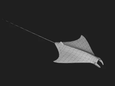 Devilfish Low-poly 3D model