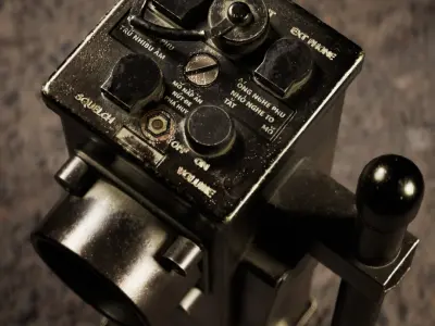 HT-1E Village Radio Low-poly 3D model